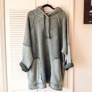 Free People Teal Cerritos Hoodie